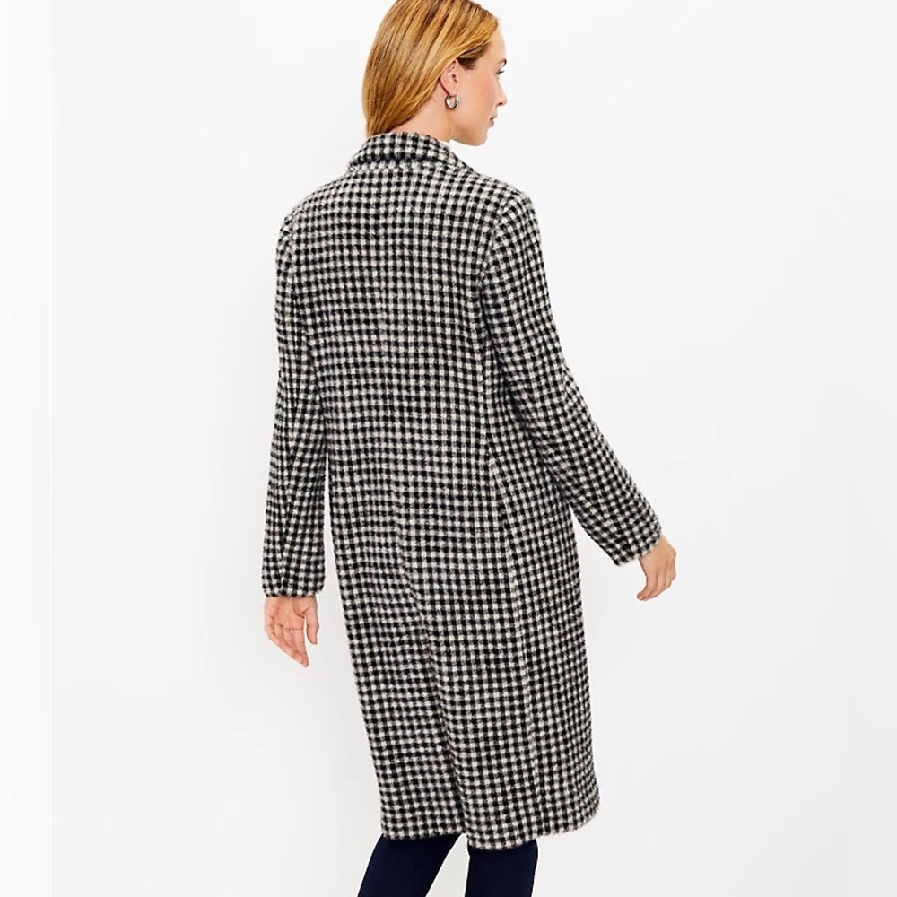 Ann Taylor Checked Coat - Picture 2 of 5
